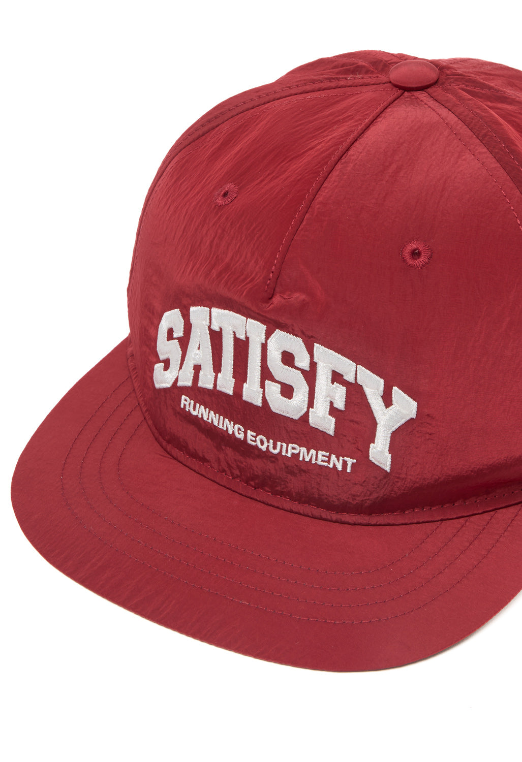 Satisfy FliteSilk 5 Panel Pinch Cap - Burgundy