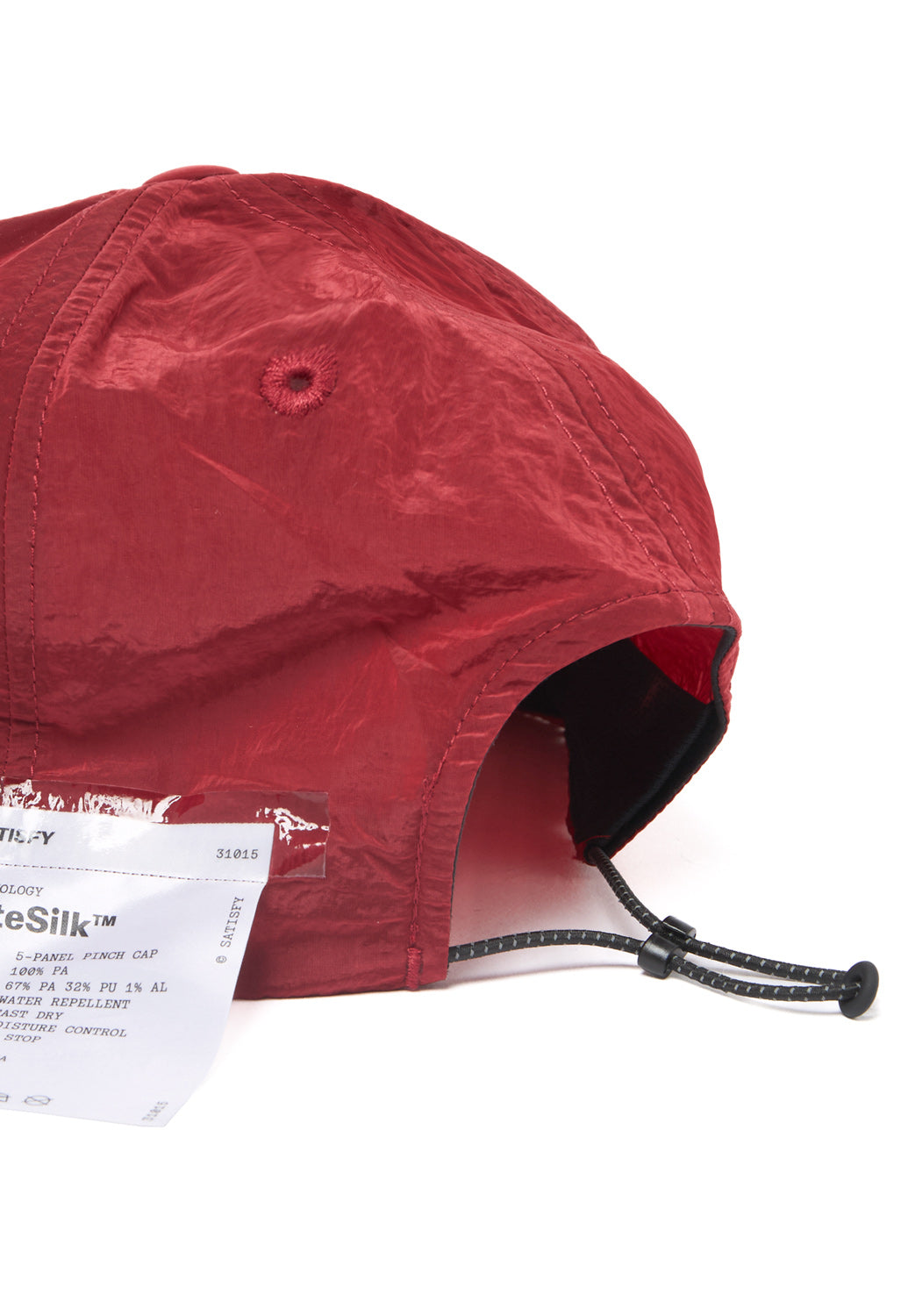 Satisfy FliteSilk 5 Panel Pinch Cap - Burgundy