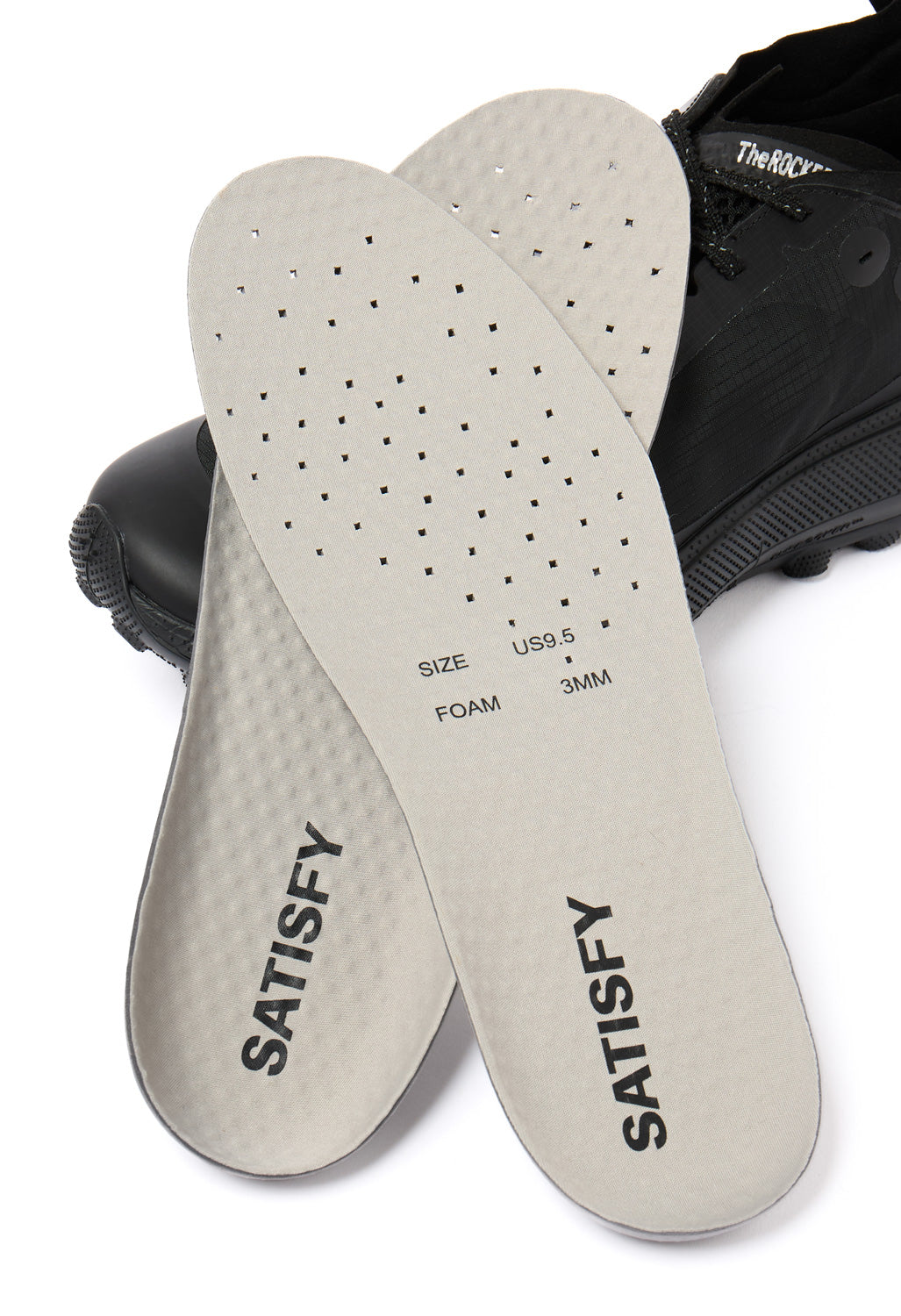 Satisfy The Rocker Trainers - Jet Black