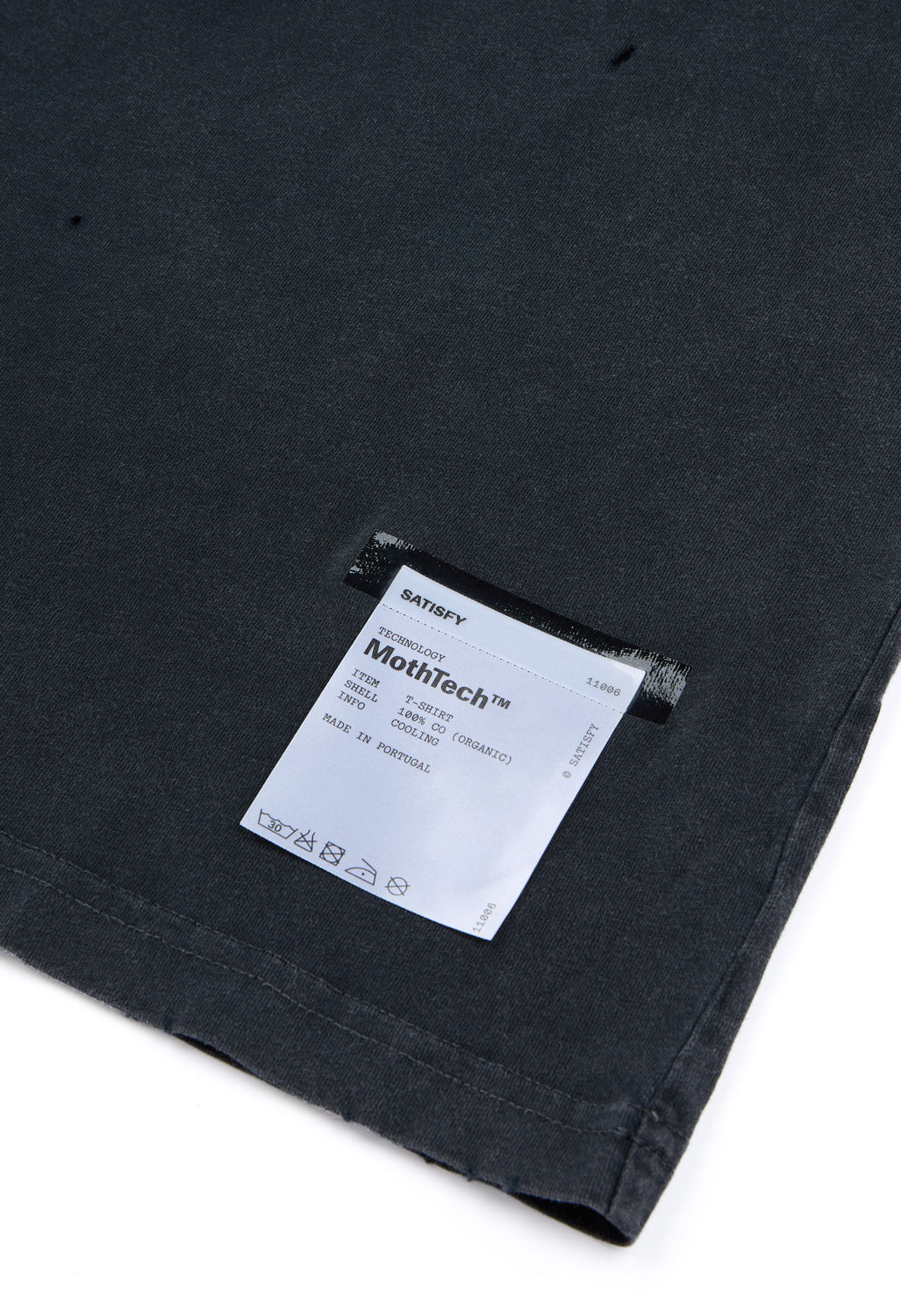 Satisfy Men's MothTech T-Shirt - Aged Black