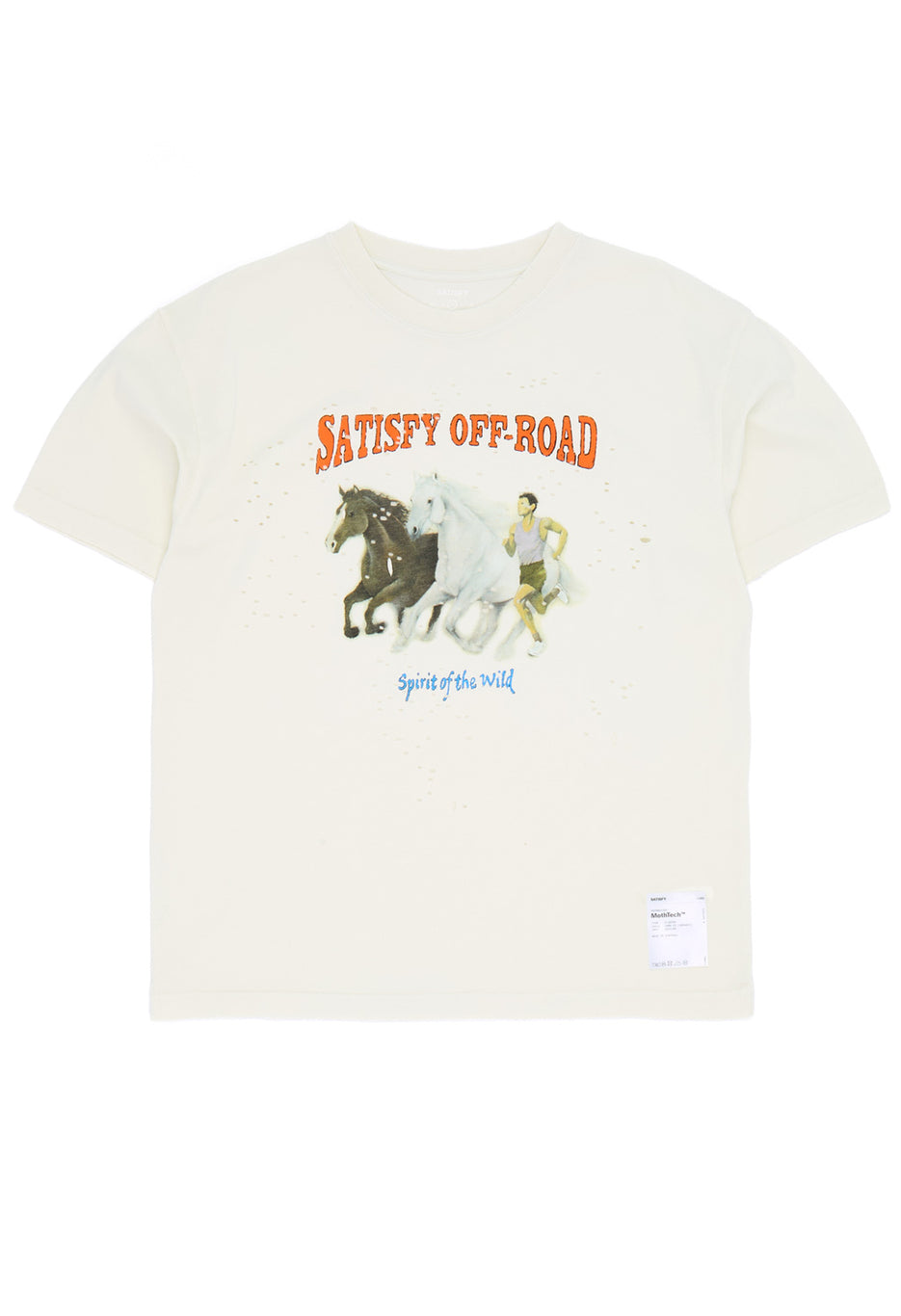 Satisfy Men's MothTech T-Shirt - Off-White