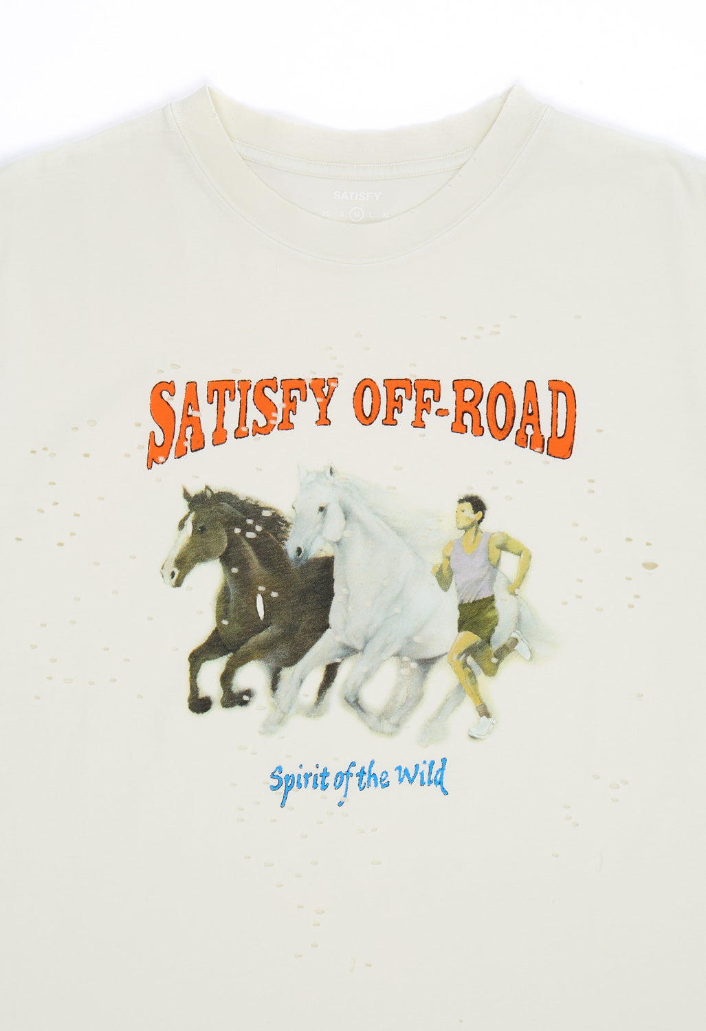 Satisfy Men's MothTech T-Shirt - Off-White