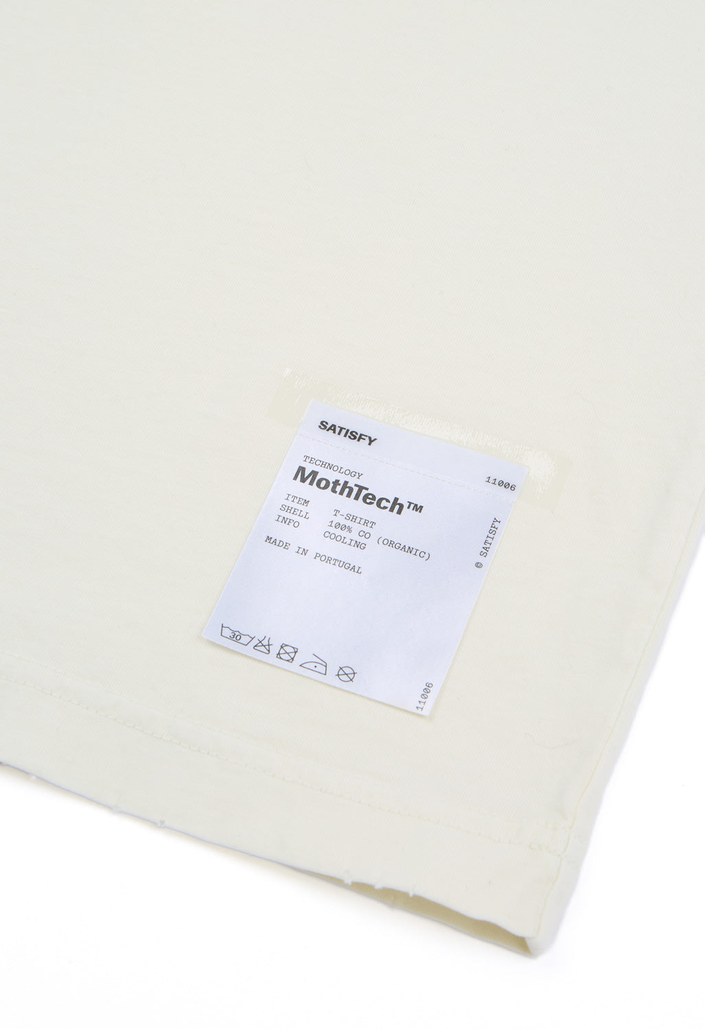 Satisfy Men's MothTech T-Shirt - Off-White
