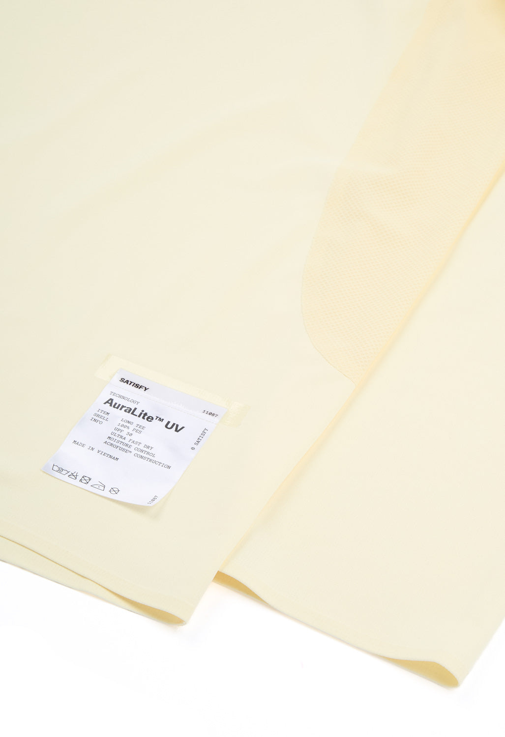Satisfy Men's AuraLite UV Long Tee - Transparent Yellow