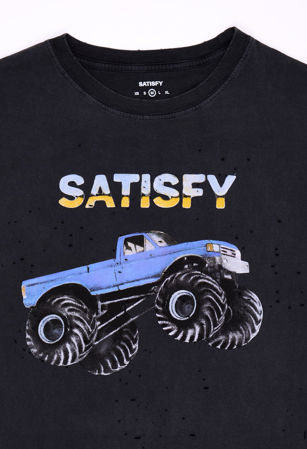 Satisfy MothTech T-Shirt - Aged Black