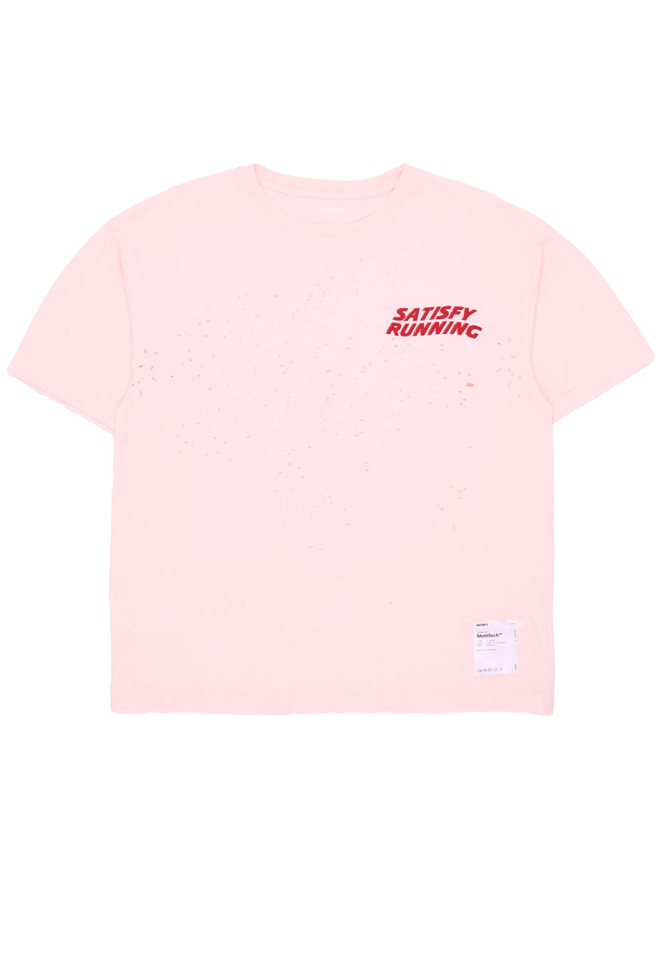 Satisfy Men's MothTech T-Shirt - Sun Bleached Rosewater