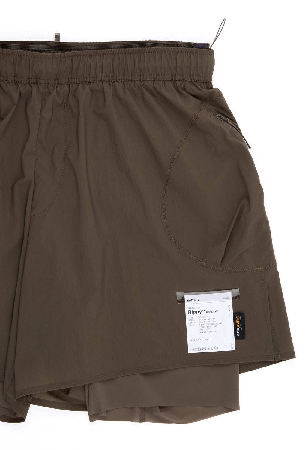 Satisfy Men's Rippy Cordura 5" Trail Shorts - Morel