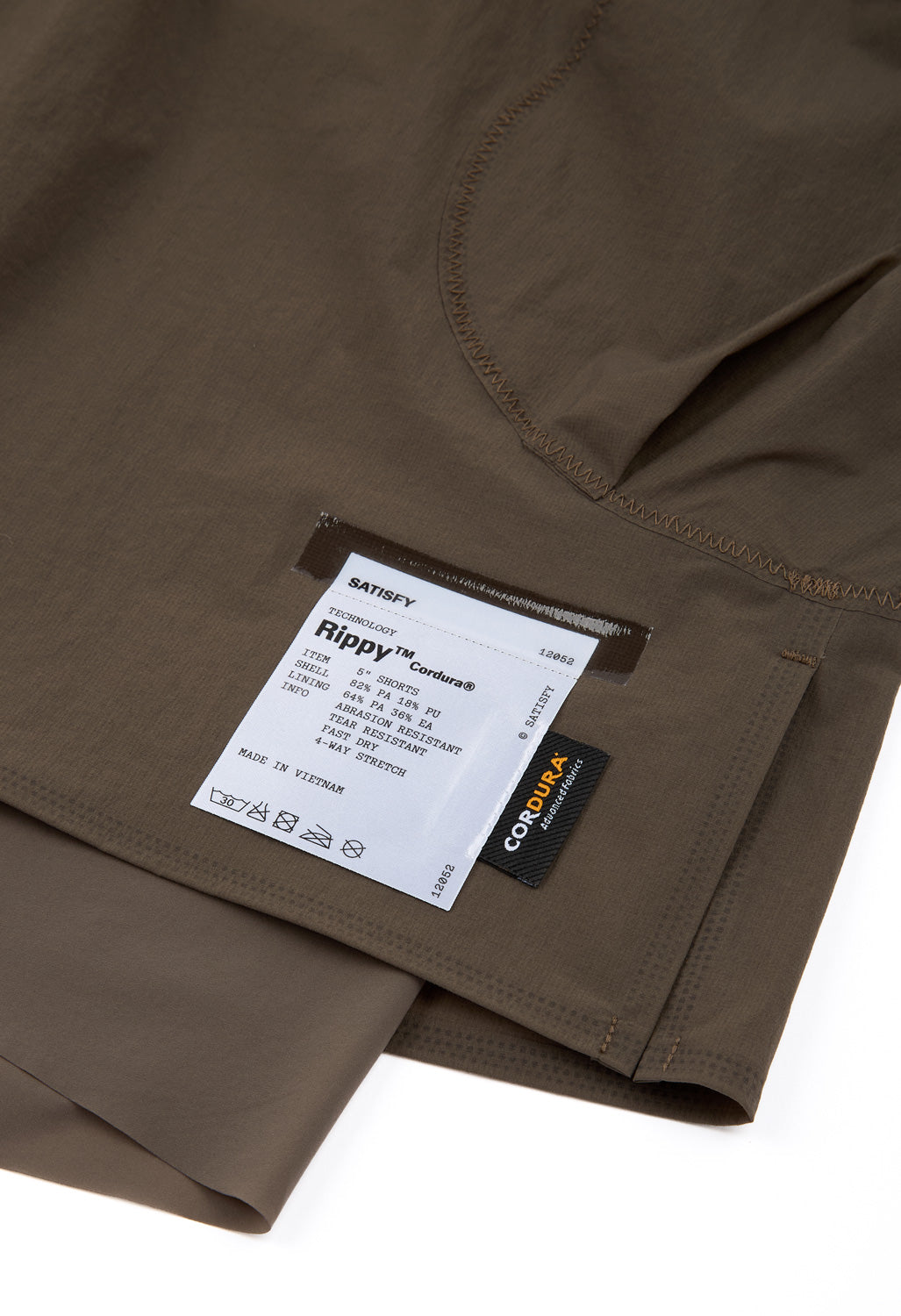 Satisfy Men's Rippy Cordura 5" Trail Shorts - Morel