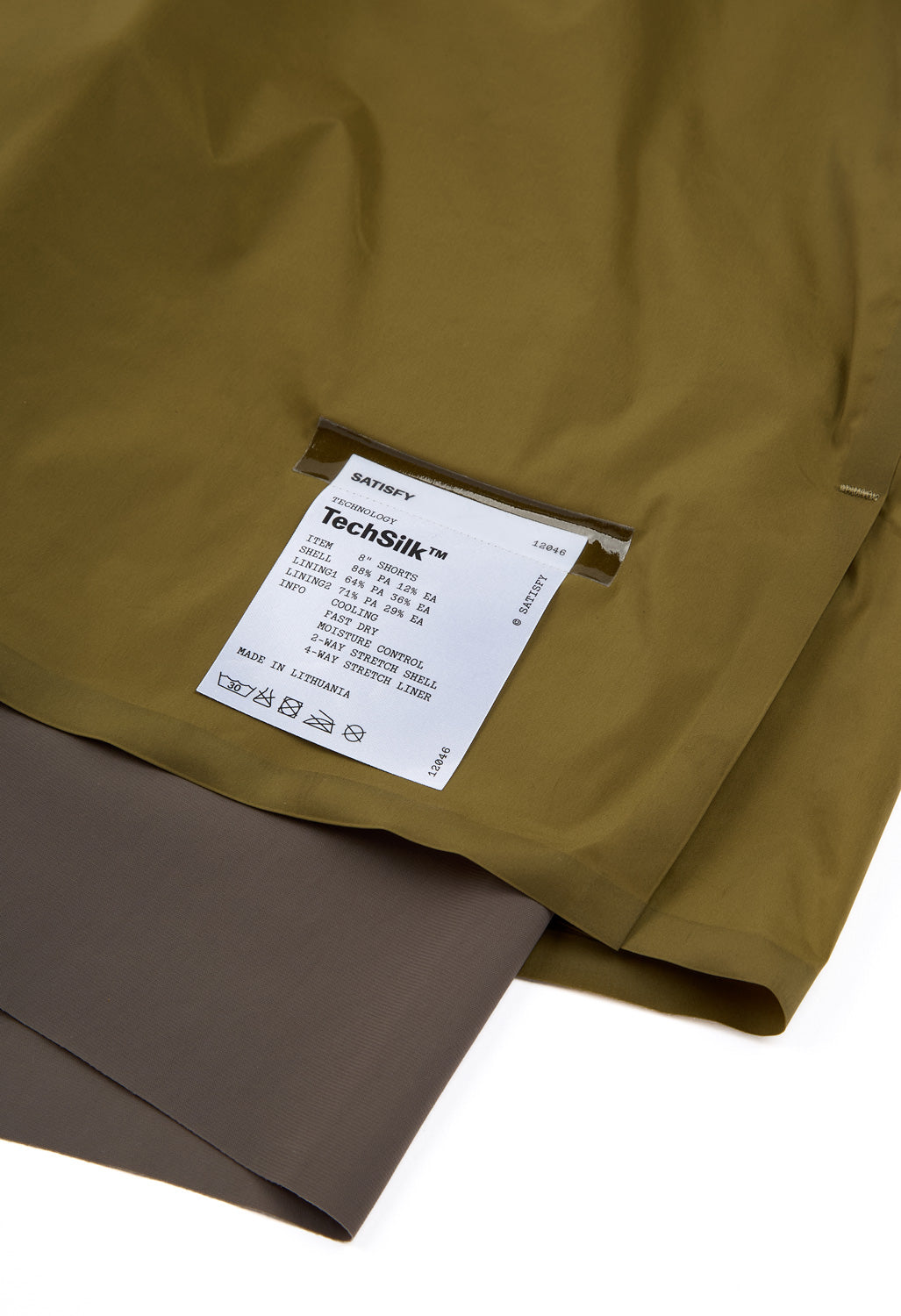 Satisfy Men's TechSilk 8" Shorts - Military Olive