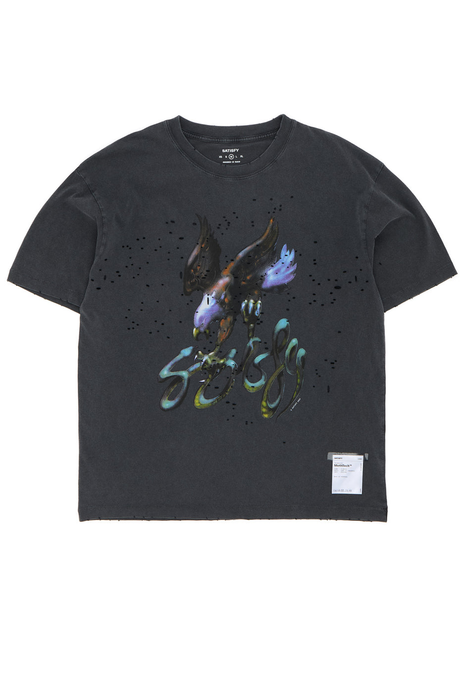 Satisfy Men's Mothtech T-shirt - Aged Black