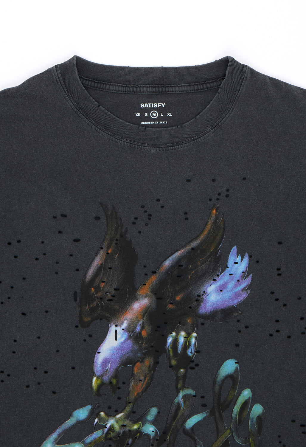 Satisfy Men's Mothtech T-shirt - Aged Black
