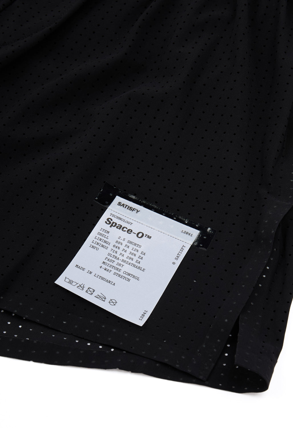Satisfy Men's Space-O 2.5" Shorts - Black