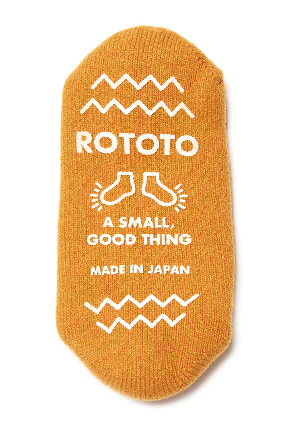 ROTOTO Pile Sock Slippers - Dark Yellow