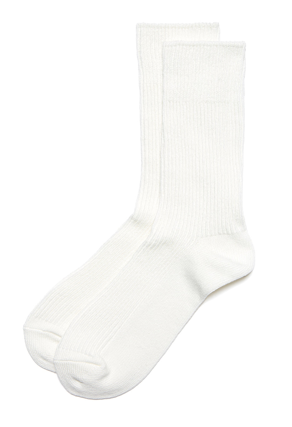 RoToTo Recycled Cotton Ribbed Crew Socks 0