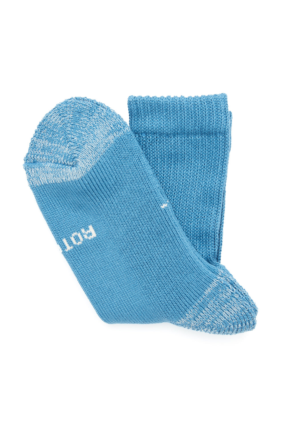 ROTOTO Everyday Pile Mini Crew Socks - Blue