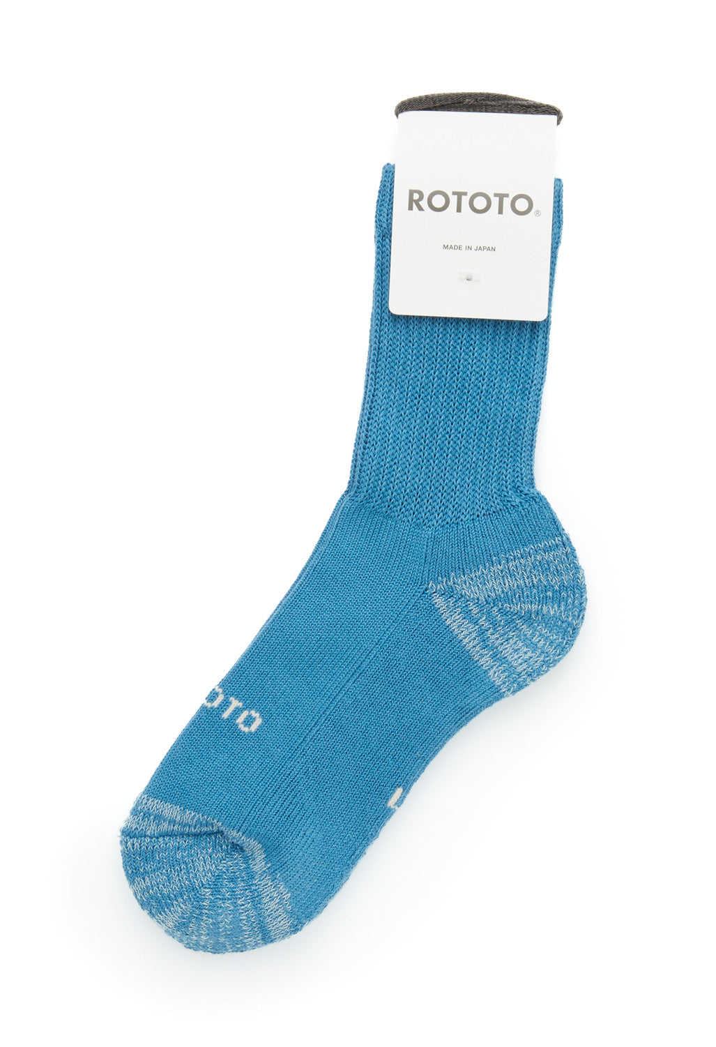 ROTOTO Everyday Pile Mini Crew Socks - Blue