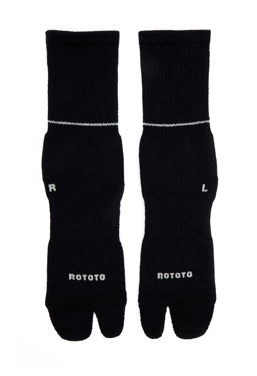 ROTOTO Allrounder Merino Tabi Socks - Black