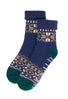 ROTOTO Comfy Room Snow Flake Socks - Navy