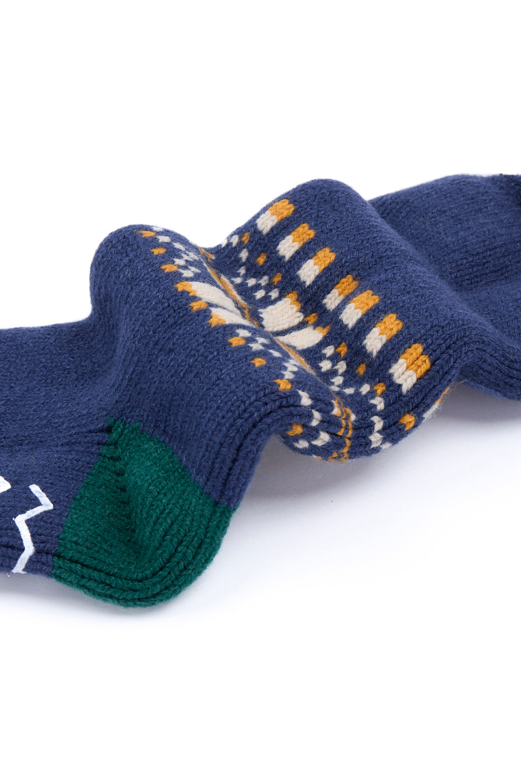 ROTOTO Comfy Room Snow Flake Socks - Navy