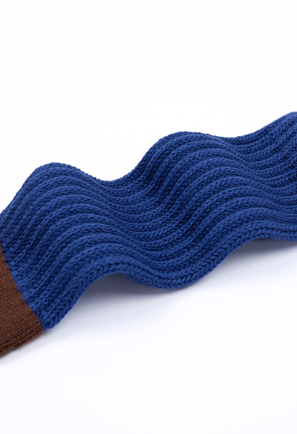ROTOTO Multi Loose Pile Socks - Blue / Brown