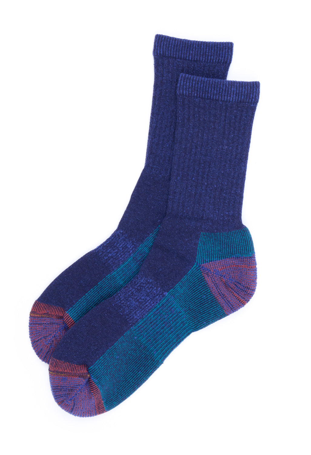 ROTOTO Double Face Merino Pile Socks - Dark Blue