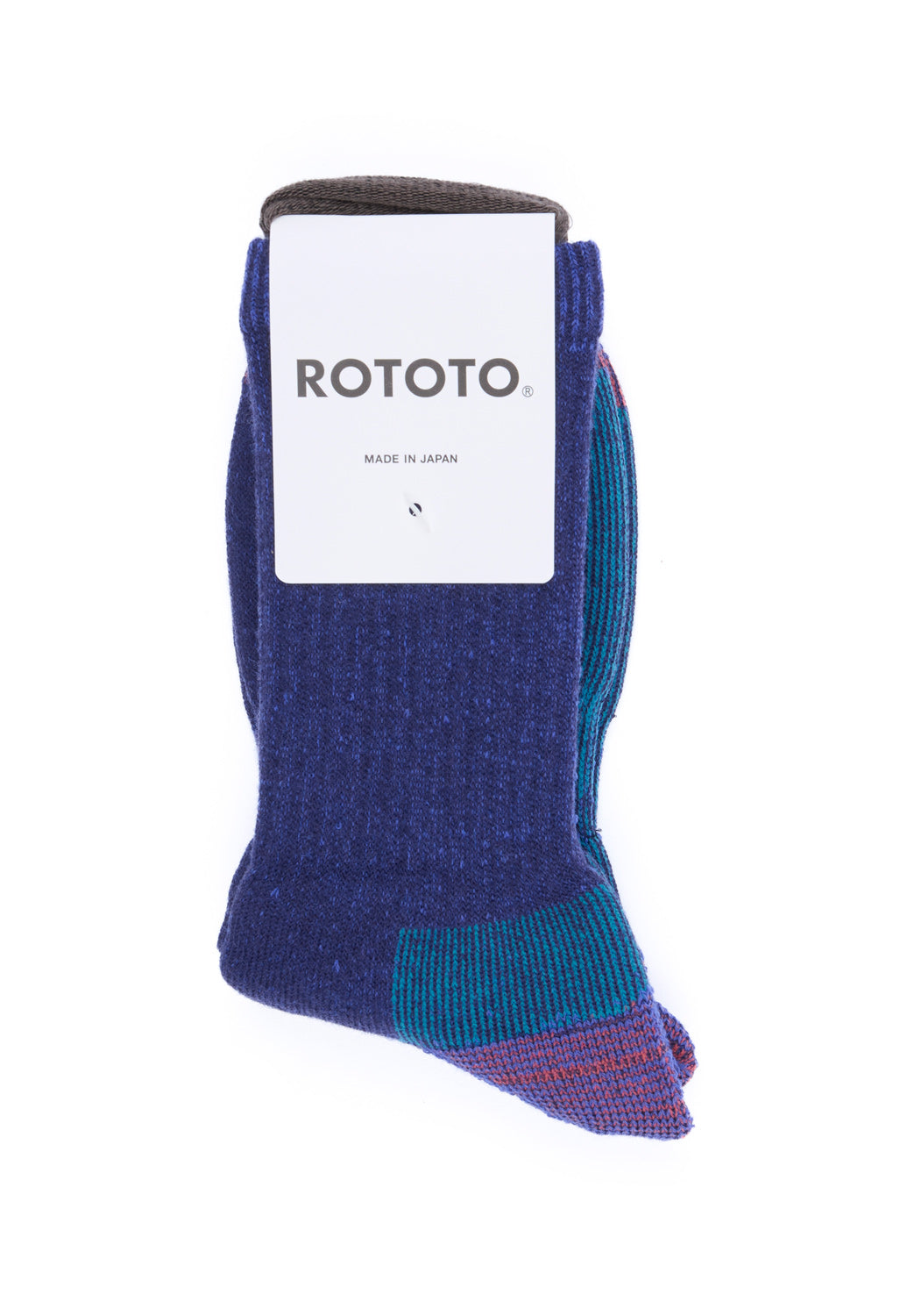 ROTOTO Double Face Merino Pile Socks - Dark Blue