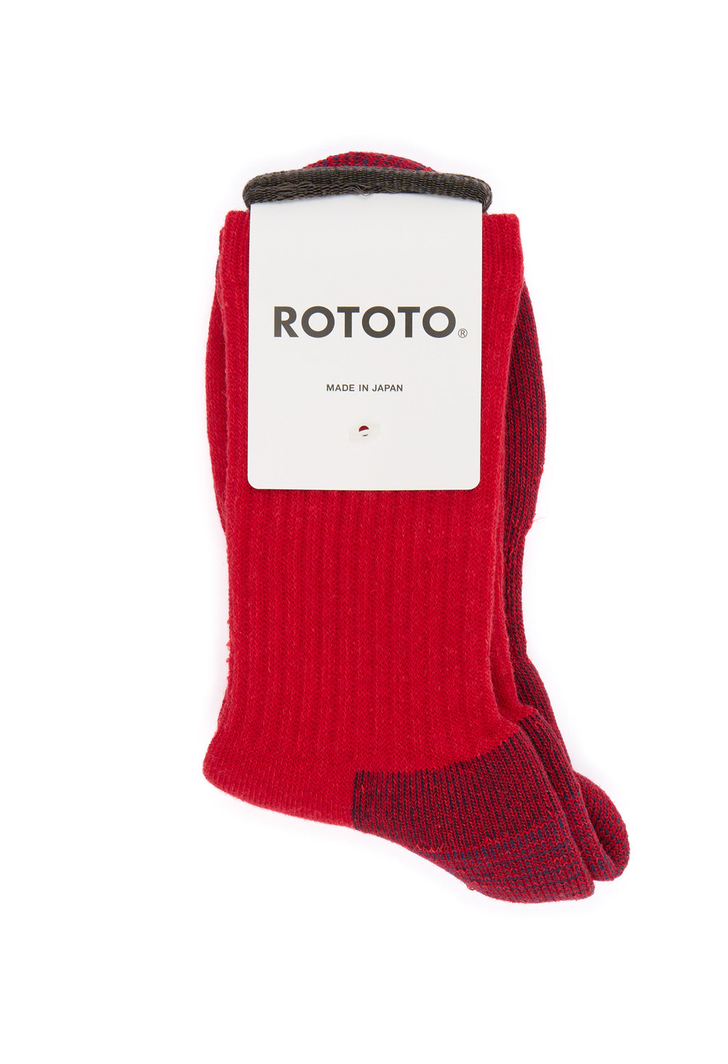 ROTOTO Double Face Merino Pile Socks - Chili Red