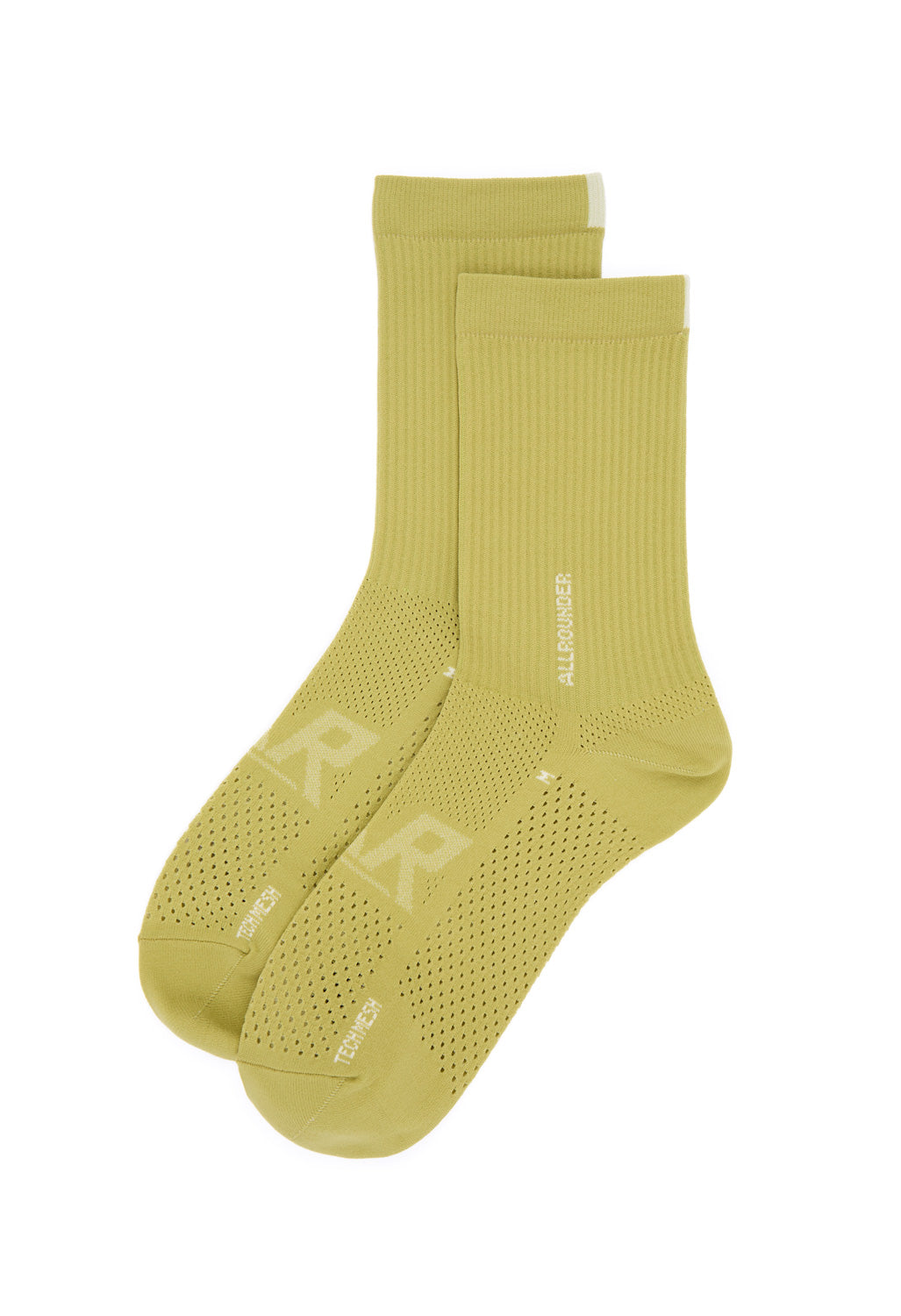 ROTOTO Allrounder Tech-Mesh Crew Socks - Pistachio