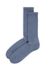 ROTOTO Loose Pile Crew Socks - Smoky Blue