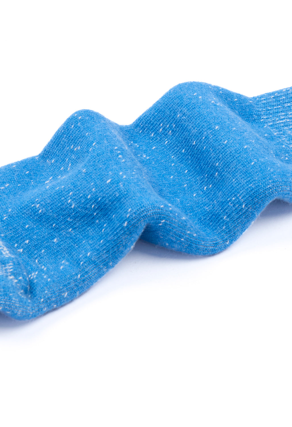 ROTOTO Merino Wool & Organic Cotton Double Face Crew Socks - Blue