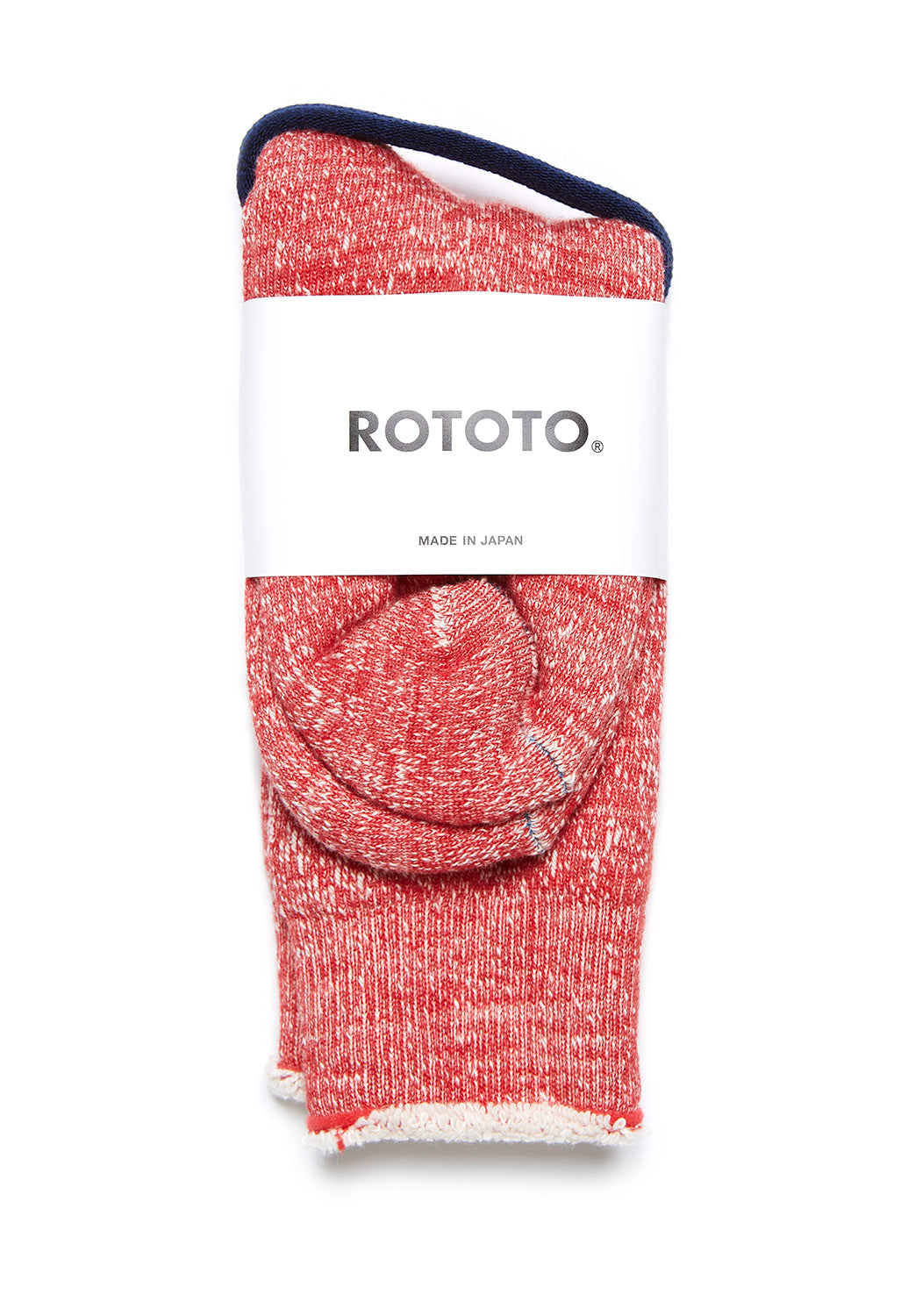 ROTOTO Double Face Socks - Red
