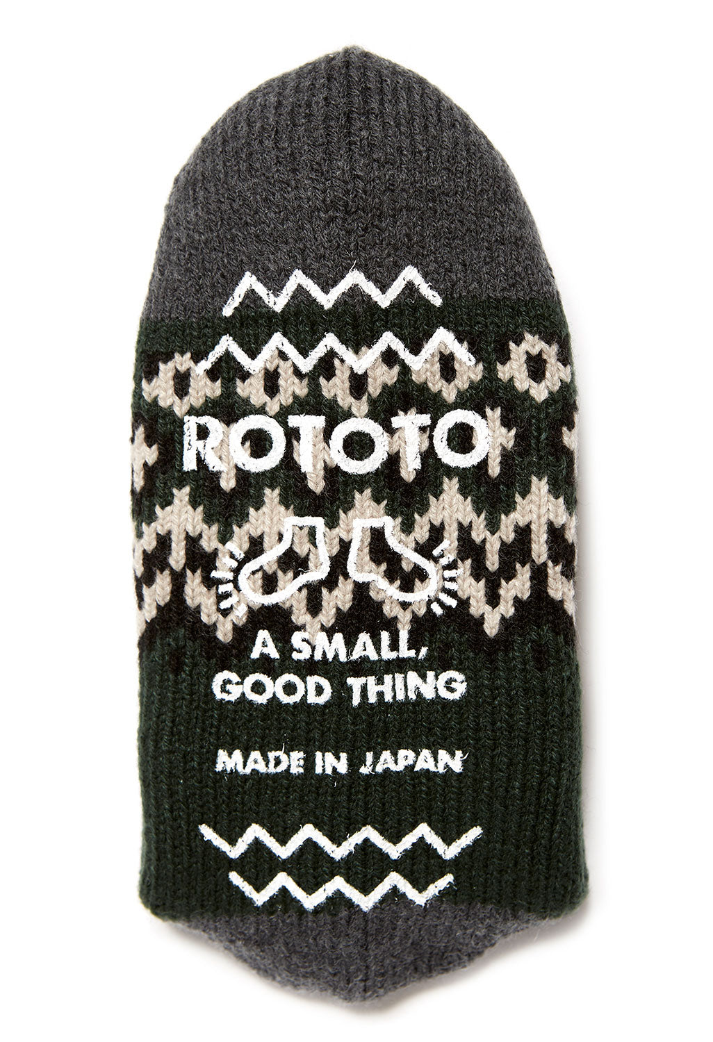 ROTOTO Comfy Room Nordic Socks - Dark Green