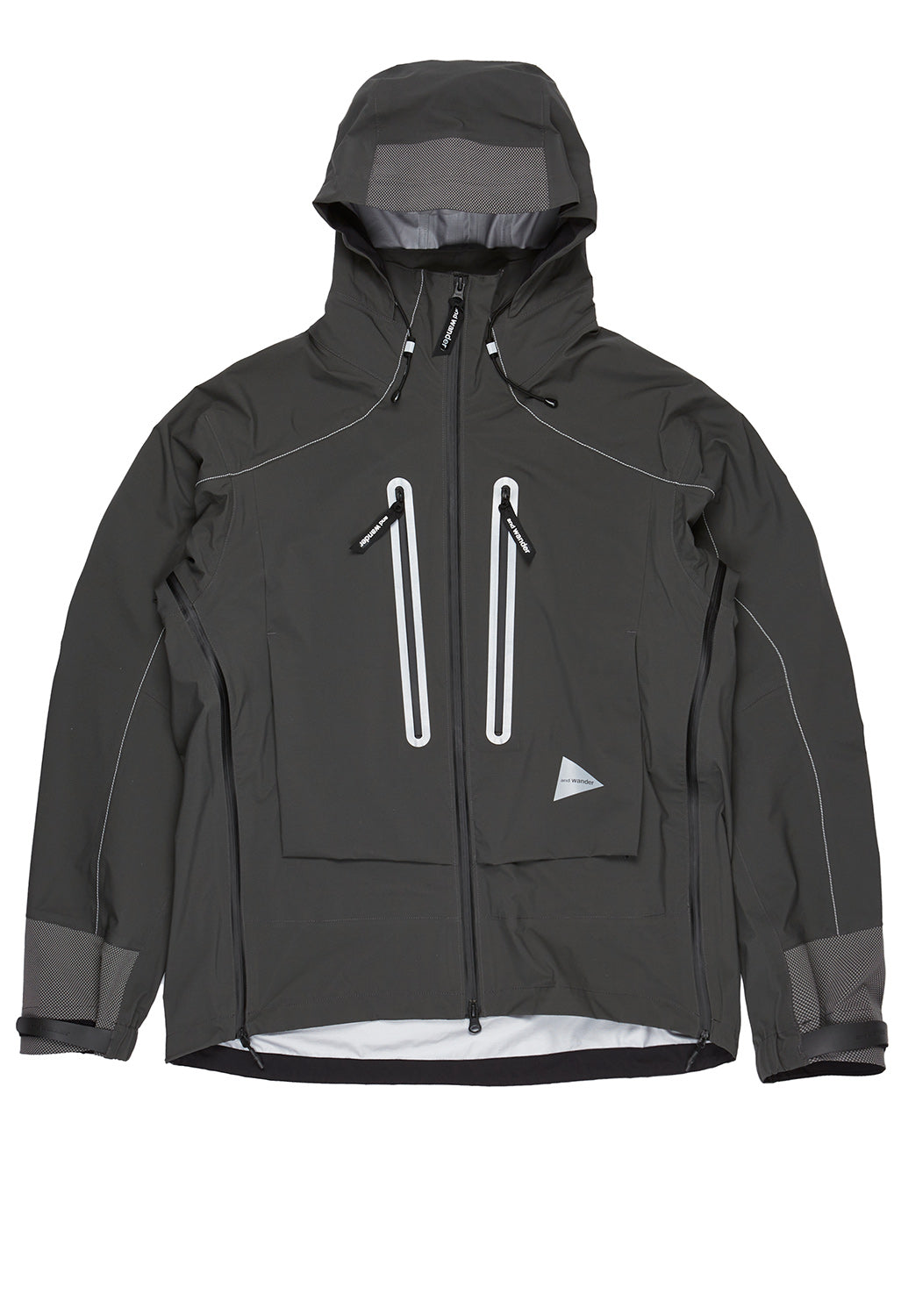 And Wander Men's PERTEX SHIELD Rain Jacket - Dark Grey – Outsiders