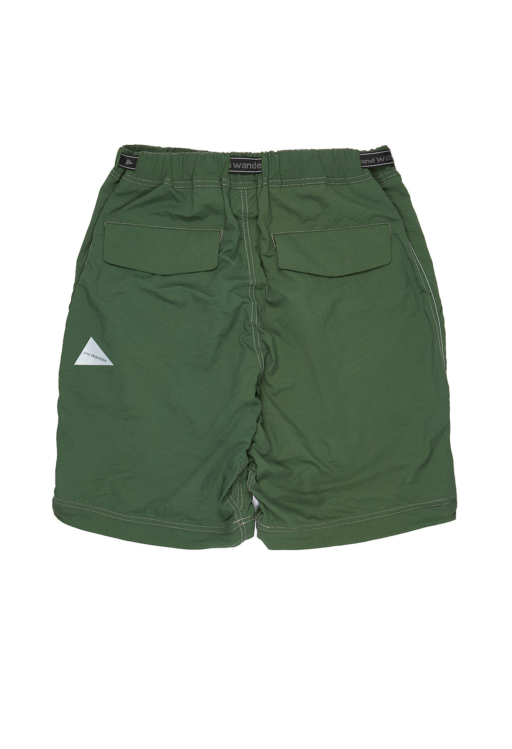 and wander Men's Ny Taffeta Hiker 2 Way Pants - Dark Green