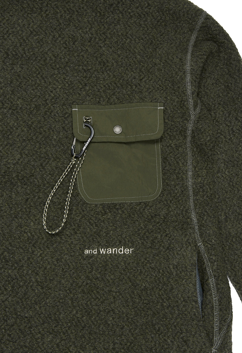 And Wander Women's Re Wool JQ Dress - Khaki