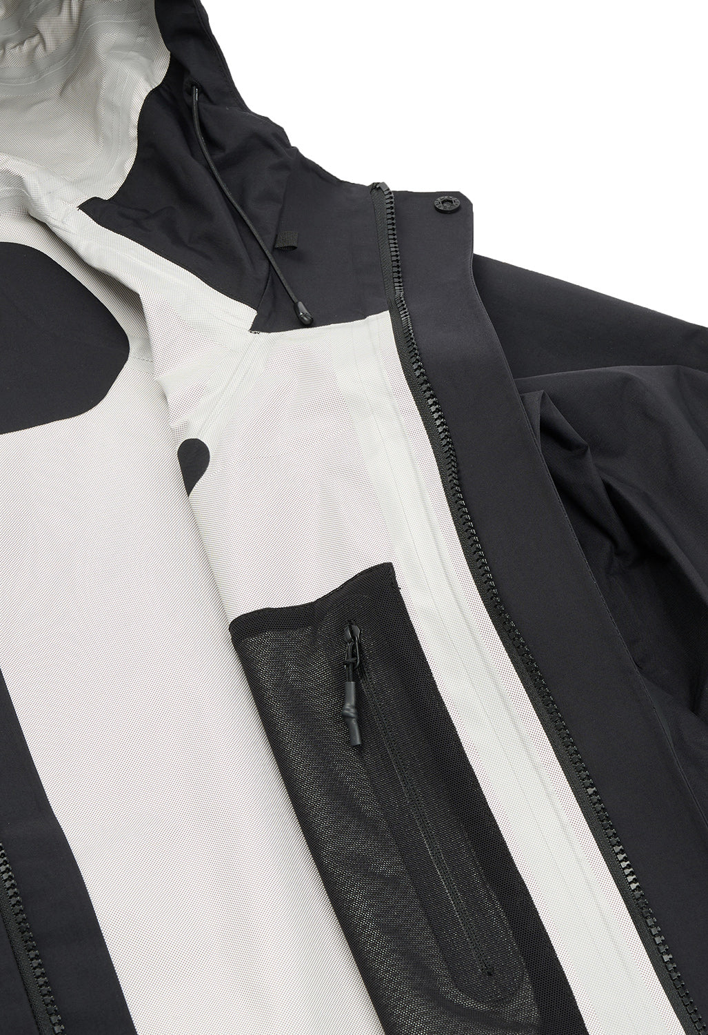 and wander Men's 2.5L Hiker Rain Jacket - Black
