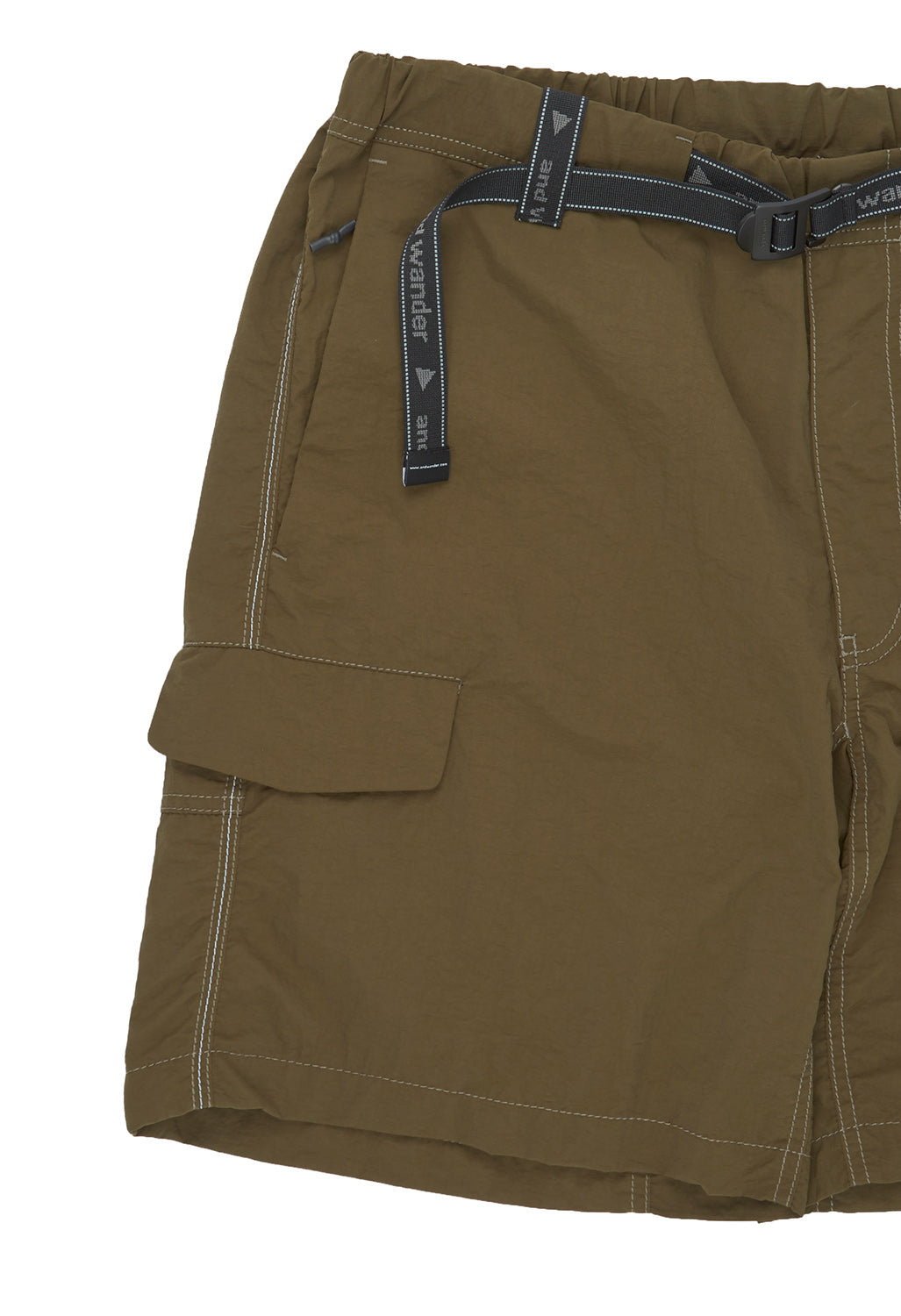 And Wander Men's Ny Taffeta Hiker Short Pants - Dark Khaki