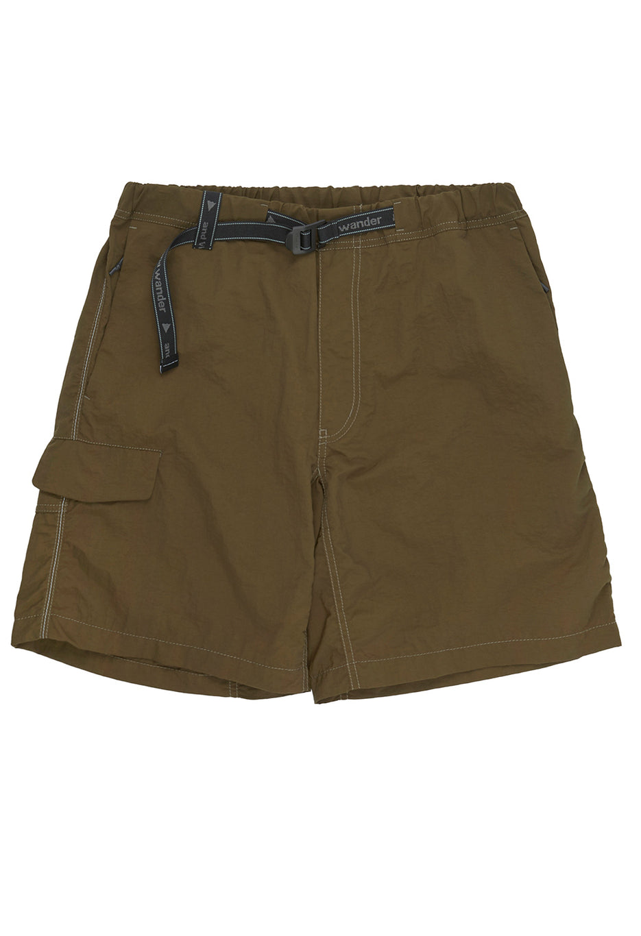 And Wander Men's Ny Taffeta Hiker Short Pants - Dark Khaki