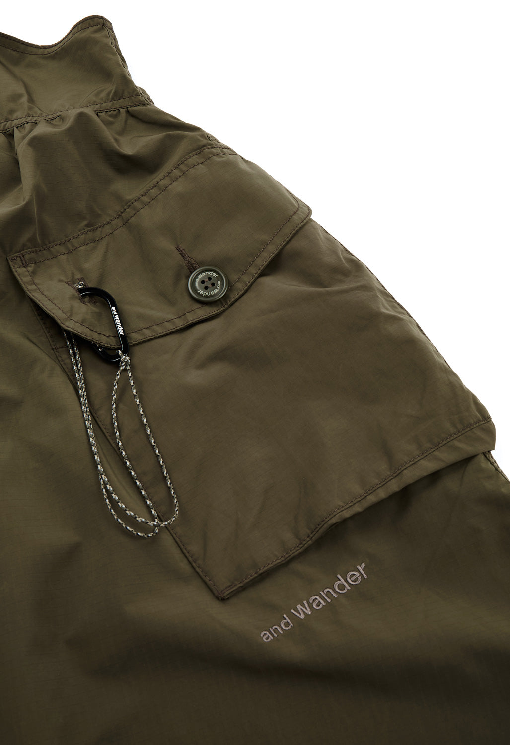 and wander Women's Oversized Cargo Dress - Khaki