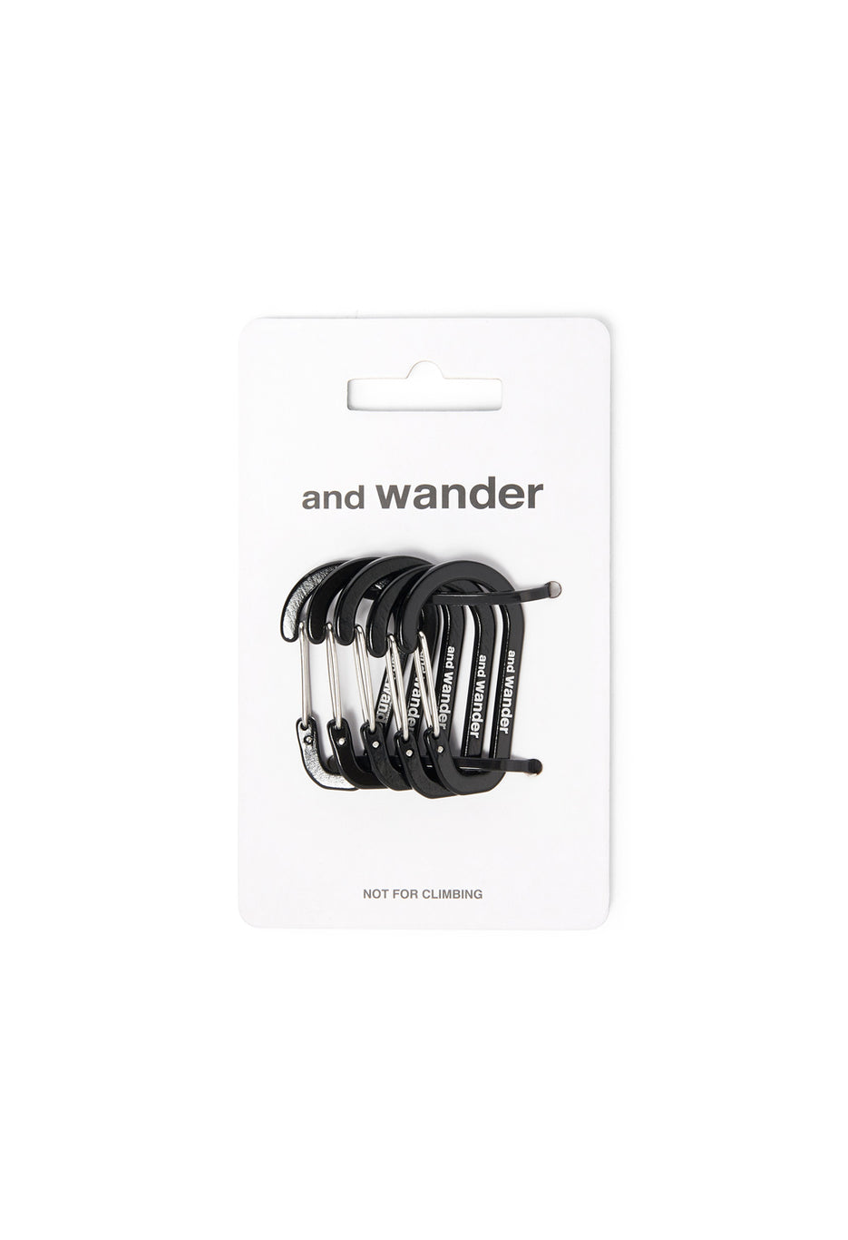 And Wander Mini Carabiner Set - Black