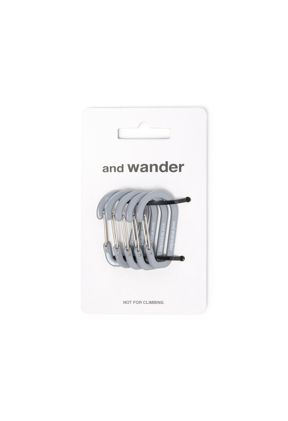 And Wander Mini Carabiner Set - Grey