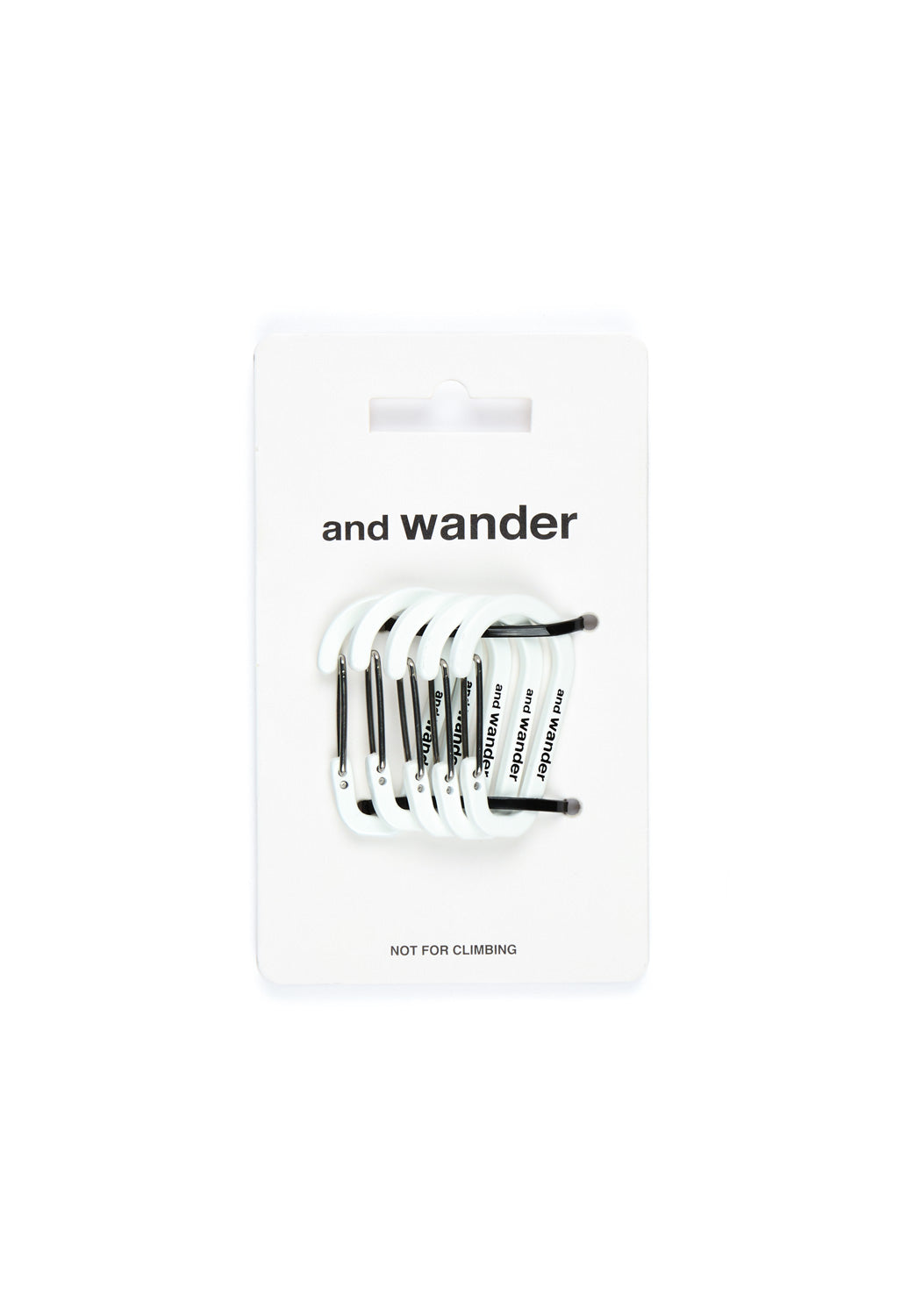 and wander Mini Carabiner Set - Off White