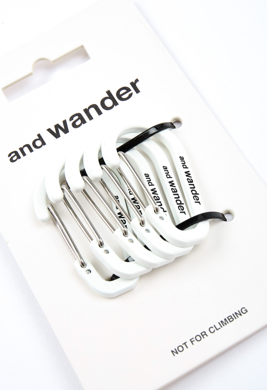 and wander Mini Carabiner Set - Off White