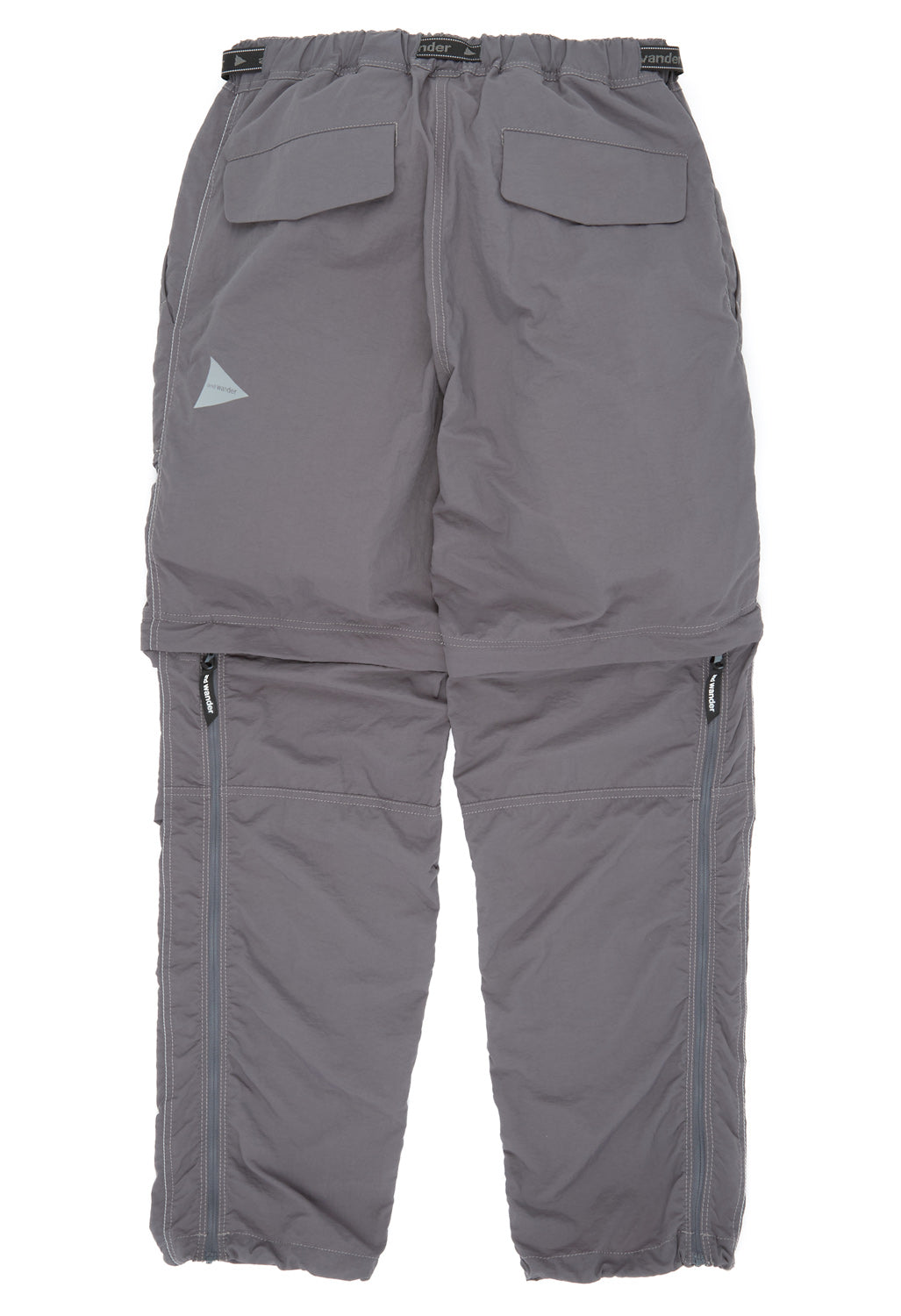 and wander Ny Taffeta Hiker 2Way Pants - Charcoal