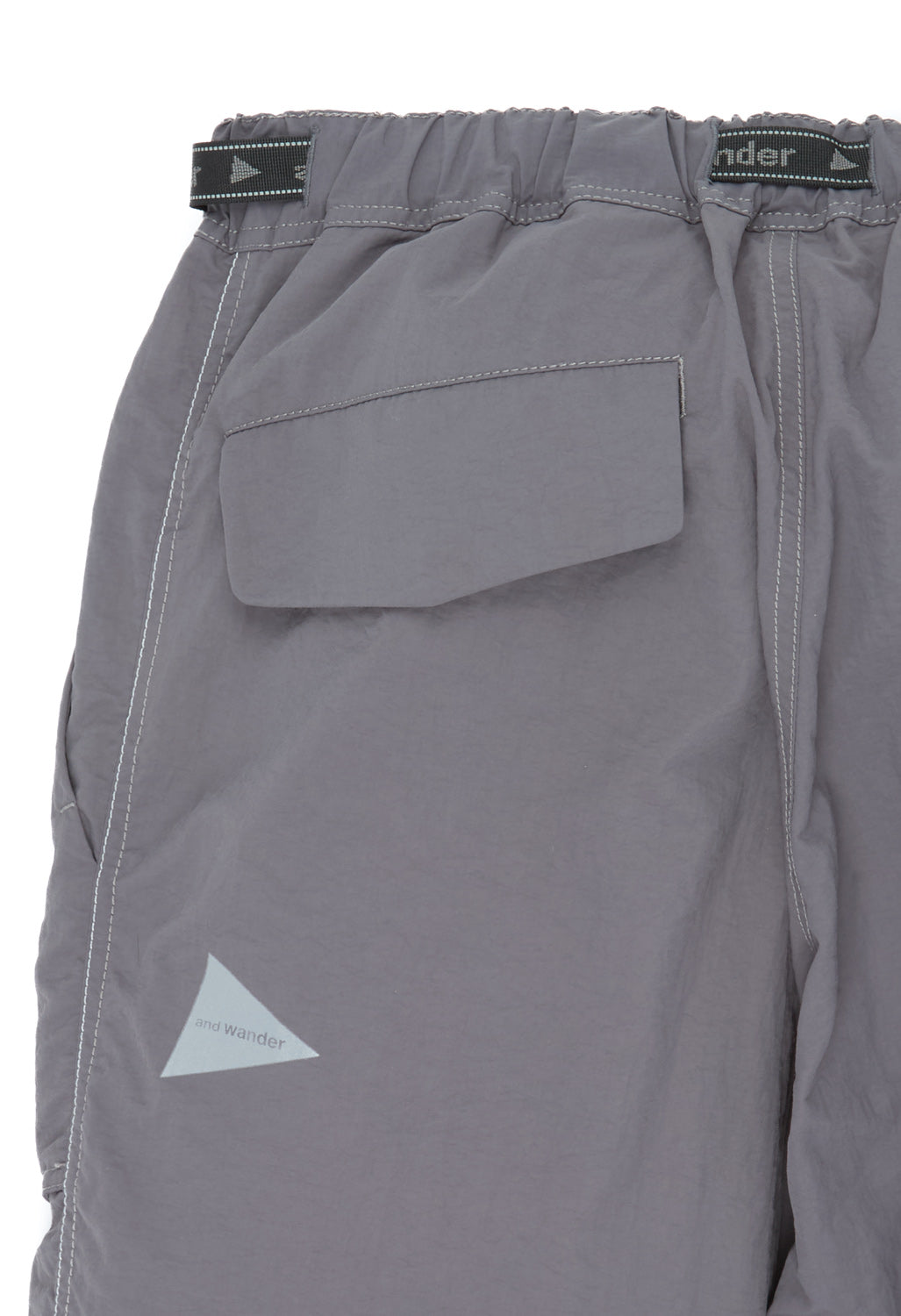 and wander Ny Taffeta Hiker 2Way Pants - Charcoal