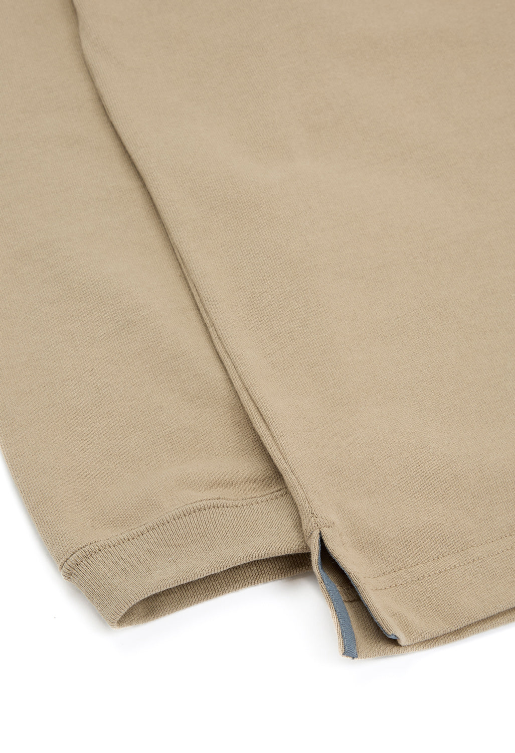 and wander Heavy Cotton Pocket Long Sleeve Tee - Light Beige