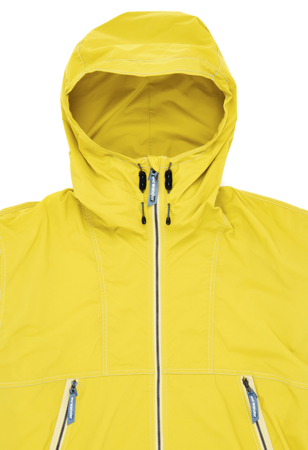 and wander Men's Pertex Wind Jacket - Yellow