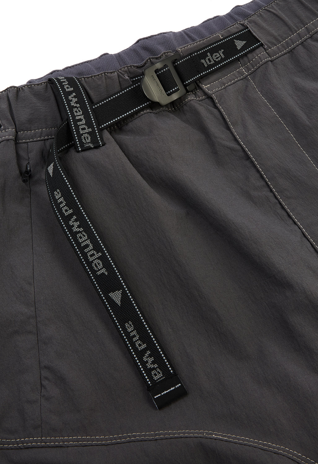 and wander Men's Light Hike Short Pants - Charcoal