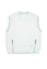 and Wander Men's Vent Vest - Light Grey