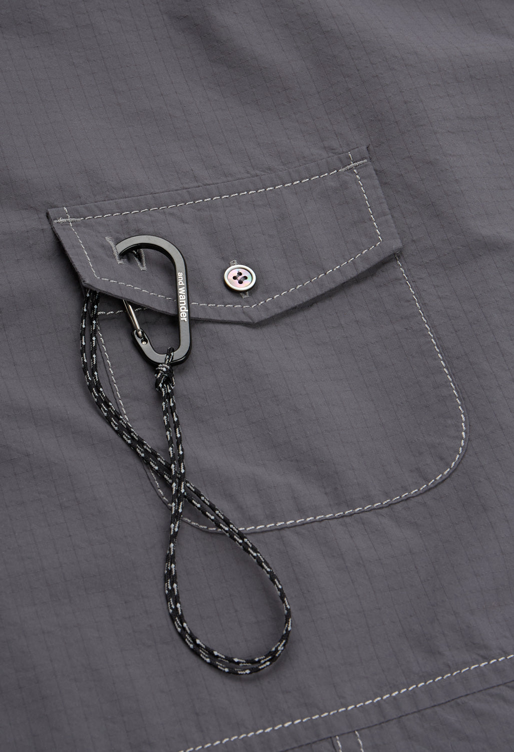 and wander Women's Cordura Cotton Rip Dress - Grey